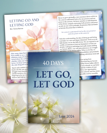 40 Days: Let Go, Let God-Print