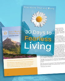 30 Days to Fearless Living: Rise Above Fear and Worry - Downloadable Version