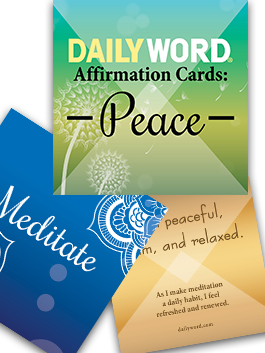DAILY WORD Affirmation Cards: Peace