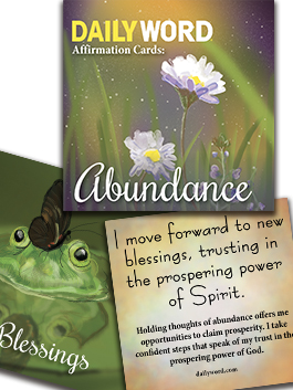 DAILYWORD Affirmation Cards: Abundance