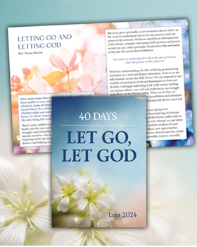 40 Days: Let Go, Let God-Print