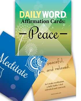 DAILY WORD Affirmation Cards: Peace