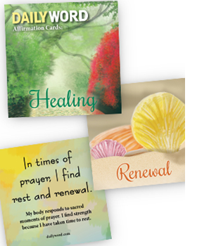 DAILY WORD Affirmation Cards: Healing