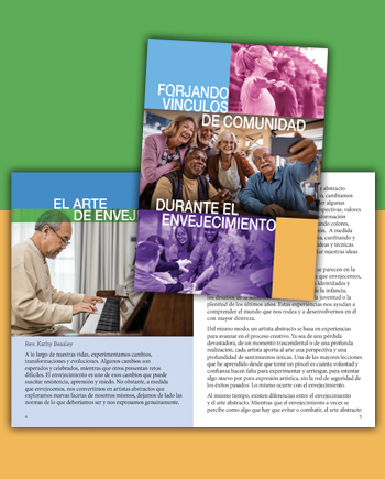 Crea comunidad durante el envejecimiento -  Versión Digital