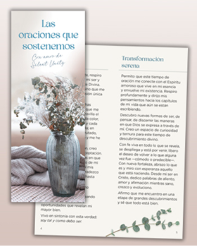 Las oraciones que sostenemos: Con amor de Silent Unity - Versión Impresa